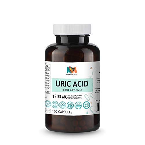 Uric Acid Capsules - Herbal Supplement Promoting Liver Cleanse, A...
