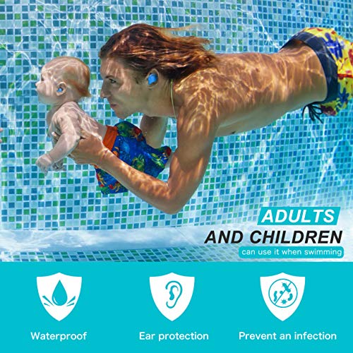 Silicone Ear Plugs for Sleeping Swimming,Reusable Moldable Noise ...