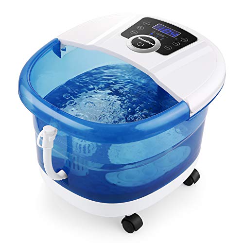 Foot Spa Bath Massager 6 in 1-Heat, Bubbles, Vibration, 4 Motoriz...