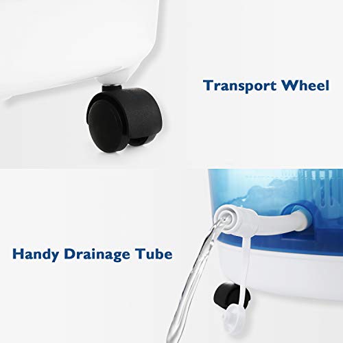Foot Spa Bath Massager 6 in 1-Heat, Bubbles, Vibration, 4 Motoriz...