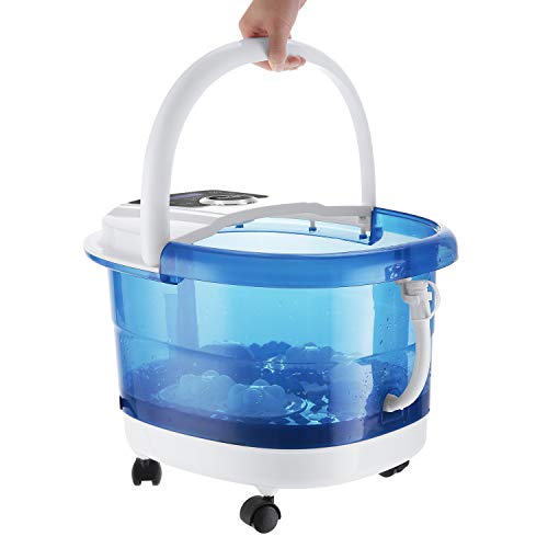 Foot Spa Bath Massager 6 in 1-Heat, Bubbles, Vibration, 4 Motoriz...