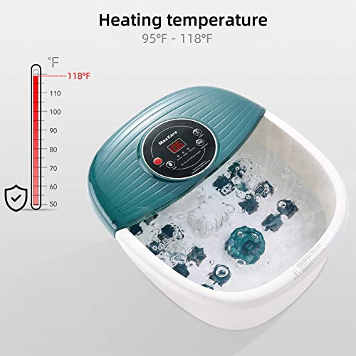 Foot Spa/Bath Massager with Heat, Bubbles, and Vibration, Digital...