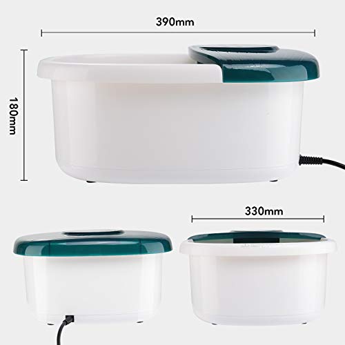 Foot Spa/Bath Massager with Heat, Bubbles, and Vibration, Digital...