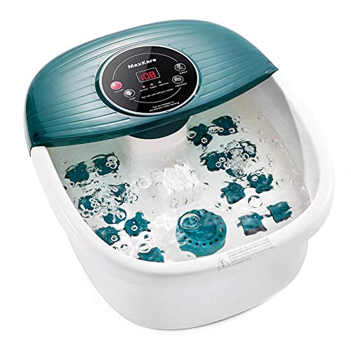 Foot Spa/Bath Massager with Heat, Bubbles, and Vibration, Digital...