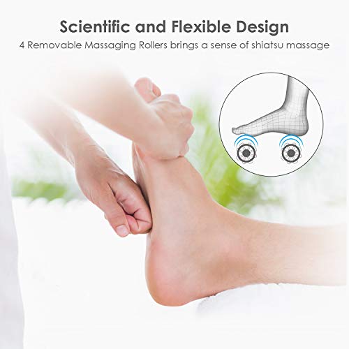 Foot Spa/Bath Soaker with Heat Bubbles Vibration and Massage Pedi...