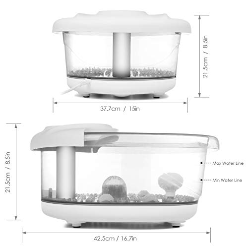 Foot Spa/Bath Soaker with Heat Bubbles Vibration and Massage Pedi...