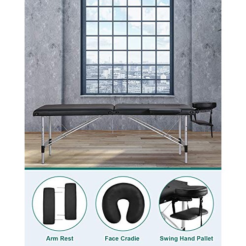 MaxKare Massage Table Bed Professional Portable Facial SPA Bed He...