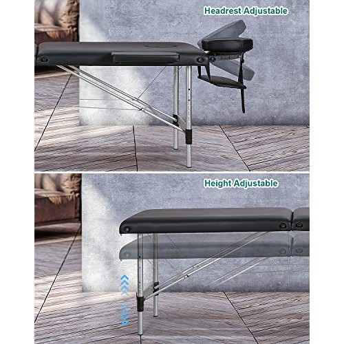 MaxKare Massage Table Bed Professional Portable Facial SPA Bed He...
