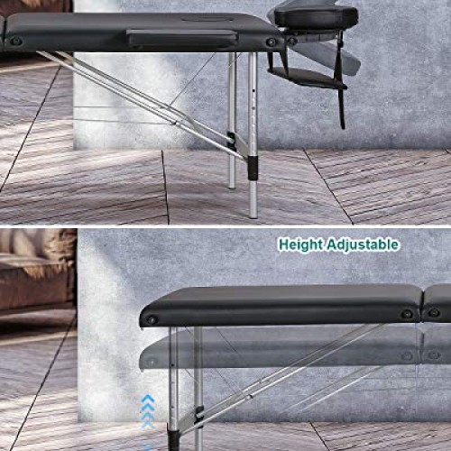 MaxKare Massage Table Bed Professional Portable Facial SPA Bed He...
