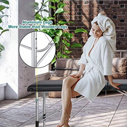 MaxKare Massage Table Bed Professional Portable Facial SPA Bed He...