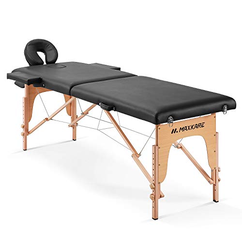 MaxKare Portable Massage Table 84 Facial Spa Bed with Carrying ...