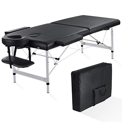 MaxKare Portable Massage Table 84 Inch with Extra Wide Folding Pr...