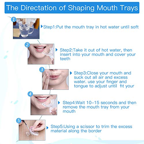 MayBeau Teeth Whitening Gel Kit With Reusable Led Accelerator Lig...
