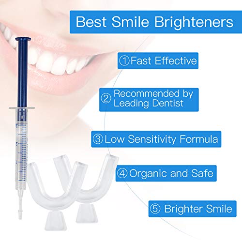MayBeau Teeth Whitening Gel Kit With Reusable Led Accelerator Lig...