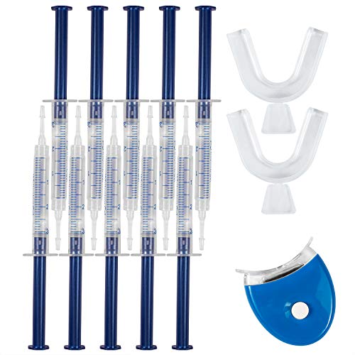 MayBeau Teeth Whitening Gel Kit With Reusable Led Accelerator Lig...