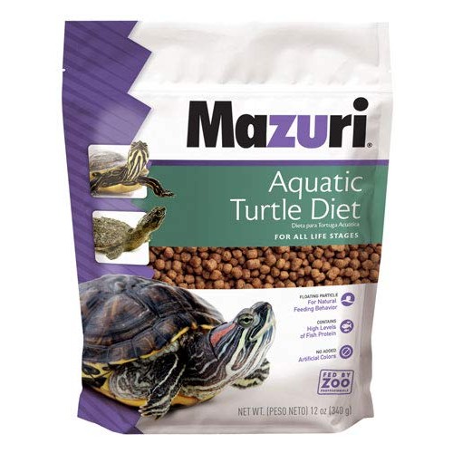 Mazuri Aquatic Turtle Diet - All Type Floating Pellets - 2-lbs i...