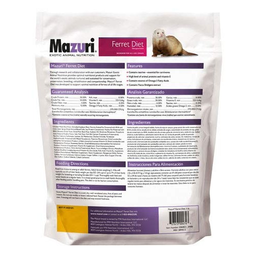 Mazuri Ferret Diet, 5 lb Bag