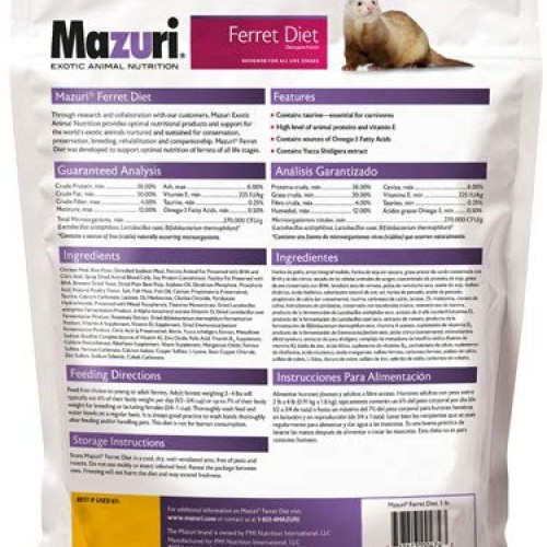 Mazuri Ferret Diet, 5 lb Bag