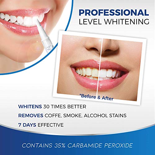 Teeth Whitening Pen 3 Pens Safe 35% Carbamide Peroxide Gel,Eas...