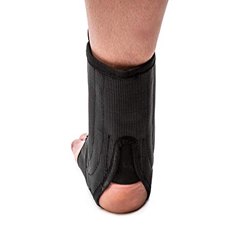 McDavid 199 Lightweight Laced Ankle Brace, Black, Large
