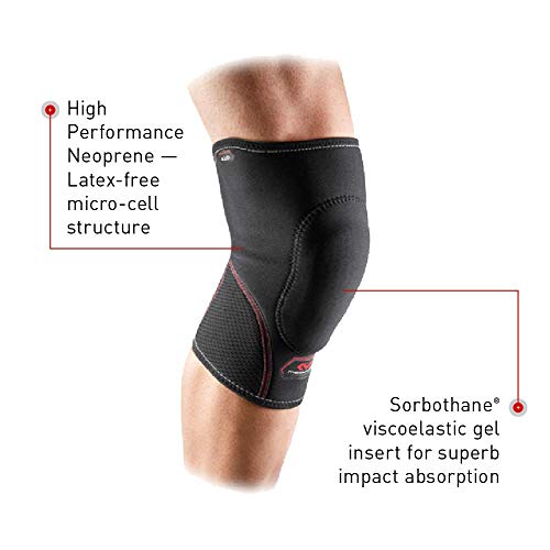 McDavid 410 Knee Pad with Sorbothane Insert Black, X-Large