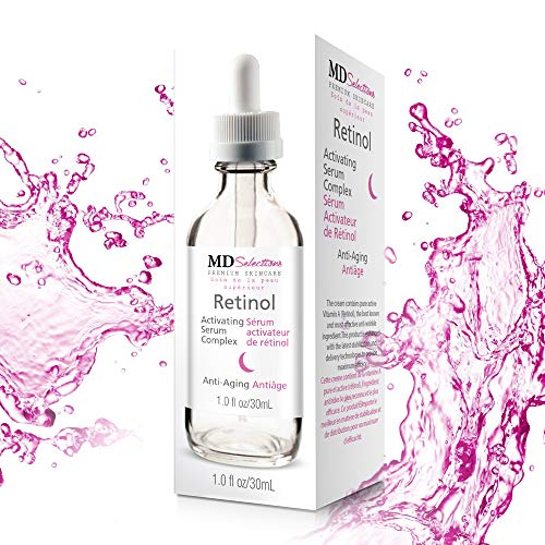 MD Selections Retinol Activating Serum Complex, White/Pink