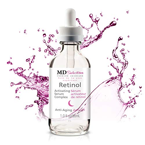 MD Selections Retinol Activating Serum Complex, White/Pink