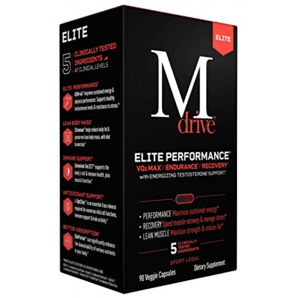 Mdrive Elite T Boost for Men - Supports Immune Healt...