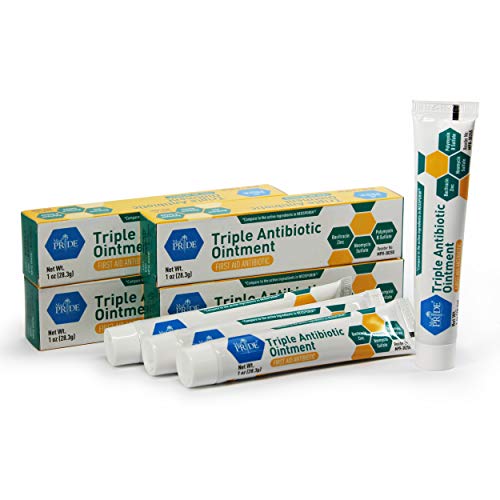 Medpride Triple Antibiotic Ointment 1 oz 4-Pack | 24-Hour, Firs...