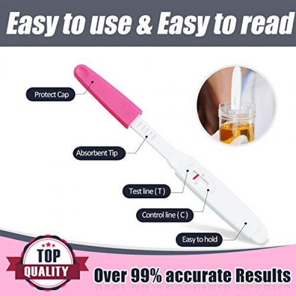 Pregnancy Test Strips,Rapid Early Detection Pregnant Test HCG Tes...