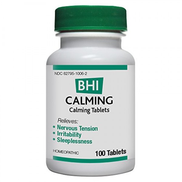 BHI Calming Tablets Plant-Based Relief Helps Reduce Effects of St...