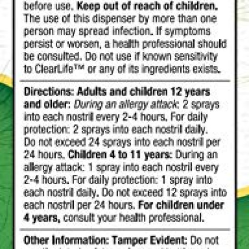 ClearLife Extra Strength Allergy Nasal Spray - 0.68 oz