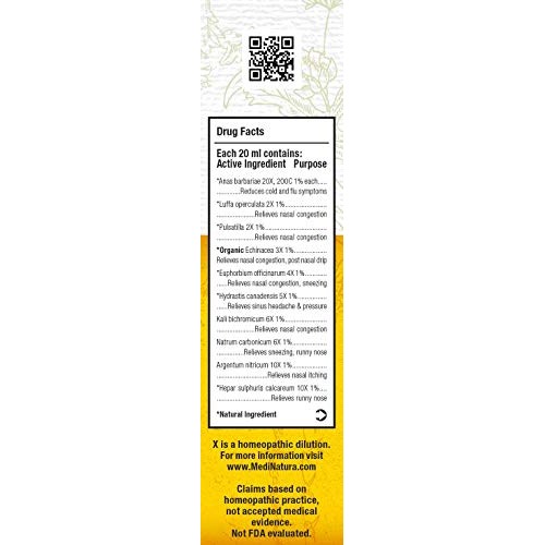 MediNatura ReBoost Decongestion Nasal Spray - Fast Nasal Symptom ...