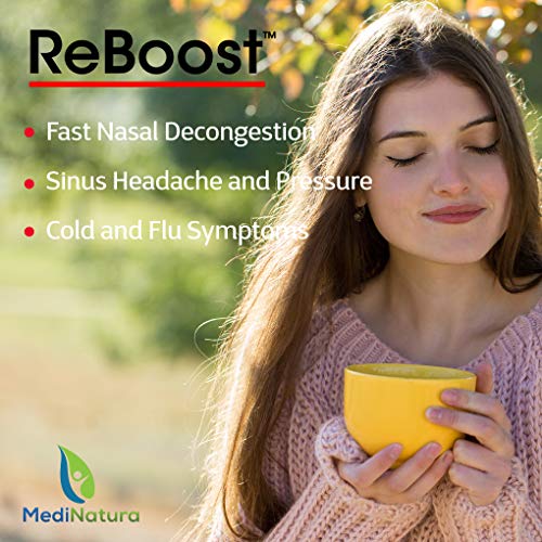MediNatura ReBoost Decongestion Nasal Spray - Fast Nasal Symptom ...