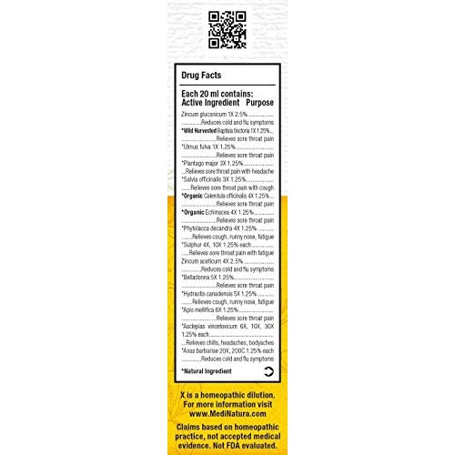 MediNatura ReBoost Zinc +13 Sore Throat Spray - 0.68oz Spray - Ch...