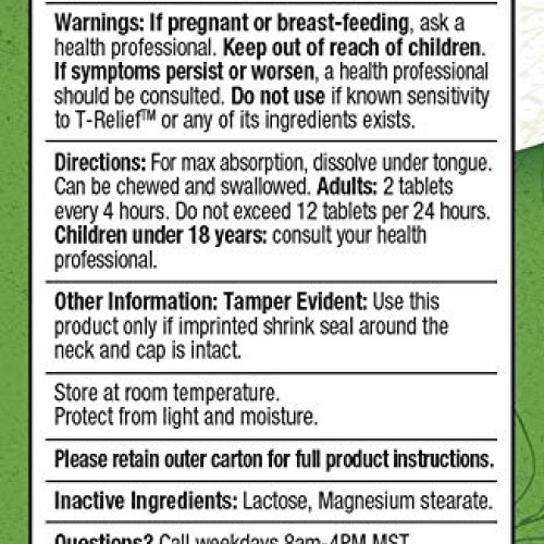 MediNatura T-Relief Arnica +12 Natural Arthritis Pain Relief - Pl...