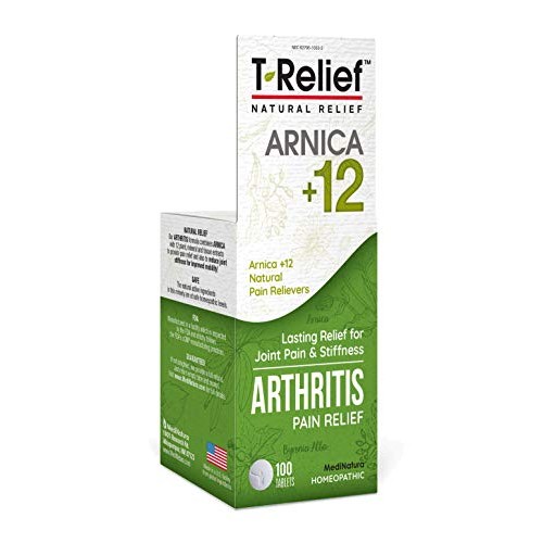 MediNatura T-Relief Arnica +12 Natural Arthritis Pain Relief - Pl...