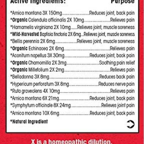 MediNatura T-Relief Arnica +12 Natural Pain Relievers - Plant-Bas...