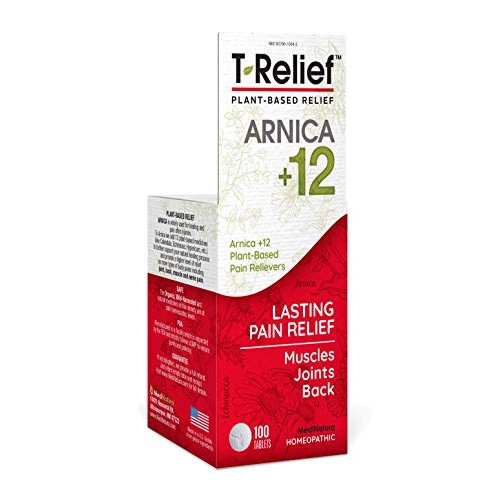 MediNatura T-Relief Arnica +12 Natural Pain Relievers - Plant-Bas...