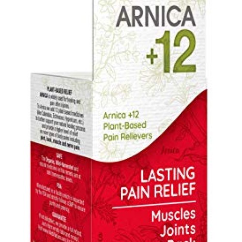 MediNatura T-Relief Arnica +12 Natural Pain Relievers - Plant-Bas...