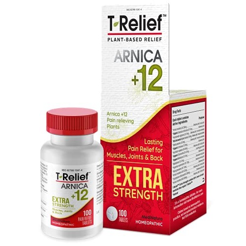MediNatura T-Relief Extra Strength Pain Relief Arnica +12 Plant-B...