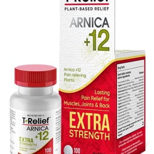 MediNatura T-Relief Extra Strength Pain Relief Arnica +12 Plant-B...