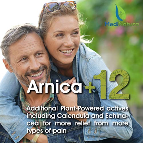 MediNatura T-Relief Natural Pain Relief Arnica +12 Natural Plant-...