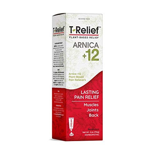 MediNatura T-Relief Natural Pain Relief Arnica +12 Natural Plant-...