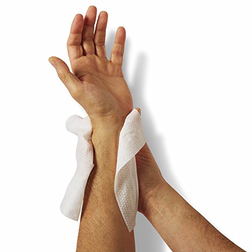 MEDLINE FitRight Aloe Quilted Heavyweight Personal Cleansing Clot...
