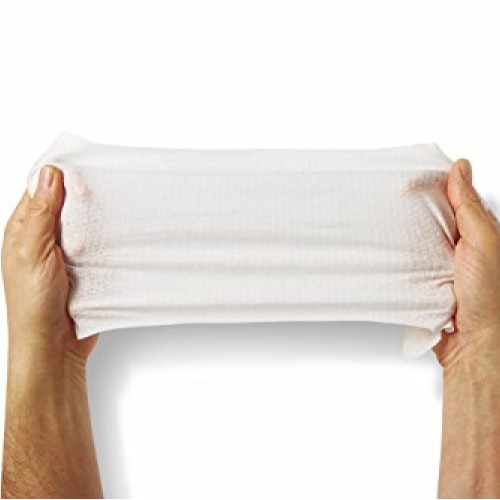 MEDLINE FitRight Aloe Quilted Heavyweight Personal Cleansing Clot...