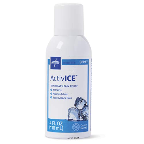 Medline MDSAICESPRYH ActivICE Topical Pain Reliever Spray, Great ...
