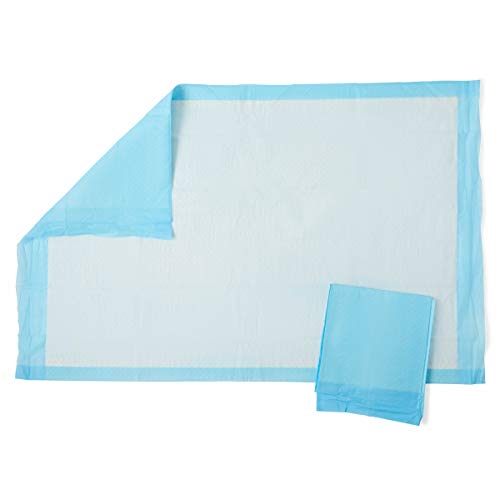Medline-MSC281229C Quilted Basic Disposable Blue Underpad, 23 x ...