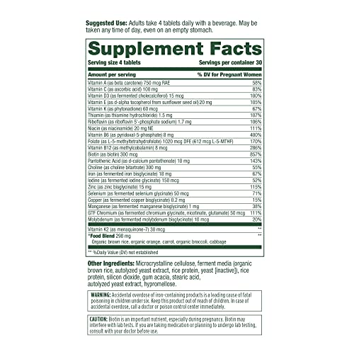 MegaFood Baby & Me 2 Prenatal Multivitamin Minis - Prenatal Vitam...