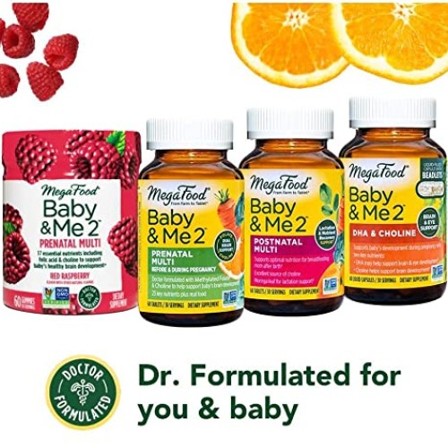 MegaFood Baby & Me 2 Prenatal Multivitamin Minis - Prenatal Vitam...
